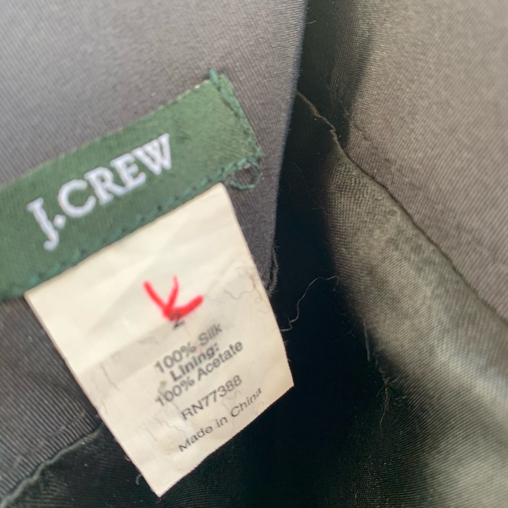 J. Crew Black Silk Taffeta Cocktail Dress - Picture 10 of 10